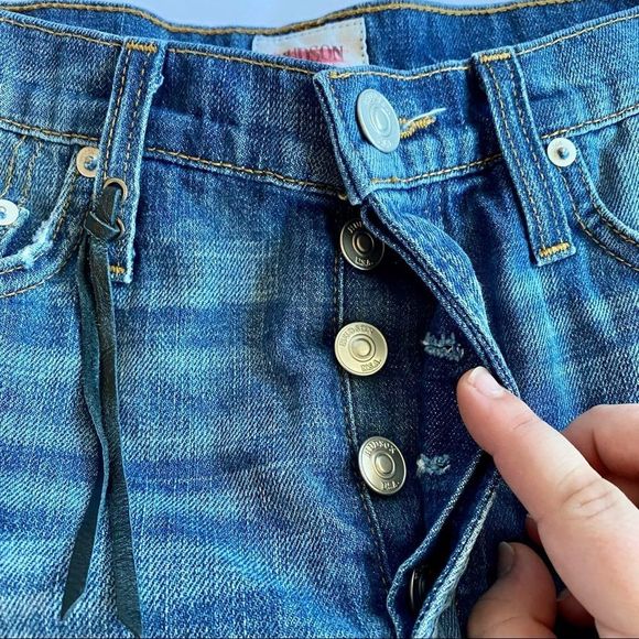 Hudson Tori Denim Slouch Shorts - Picture 6 of 10